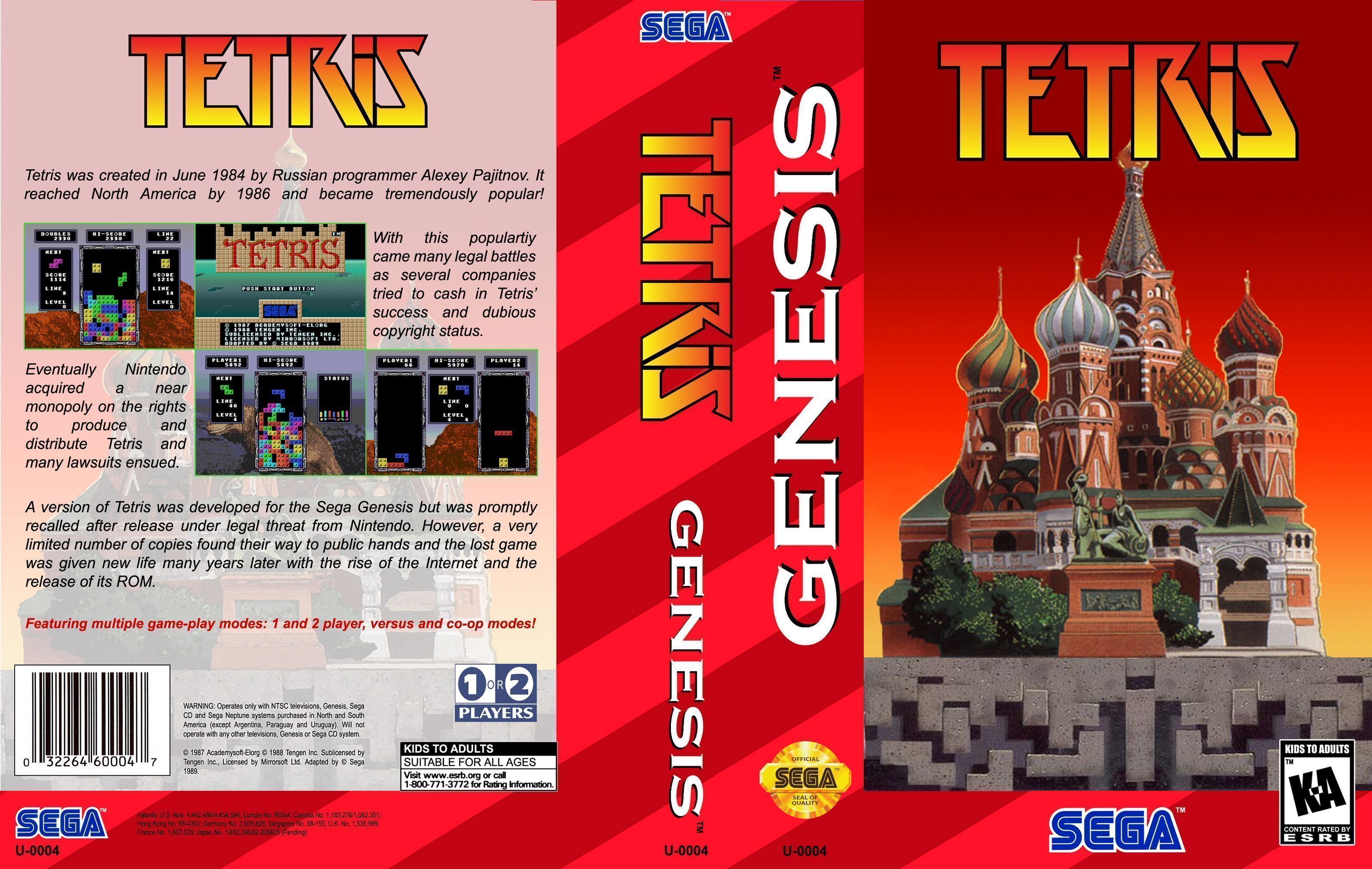 Tetris (JU) (USA) Game Cover